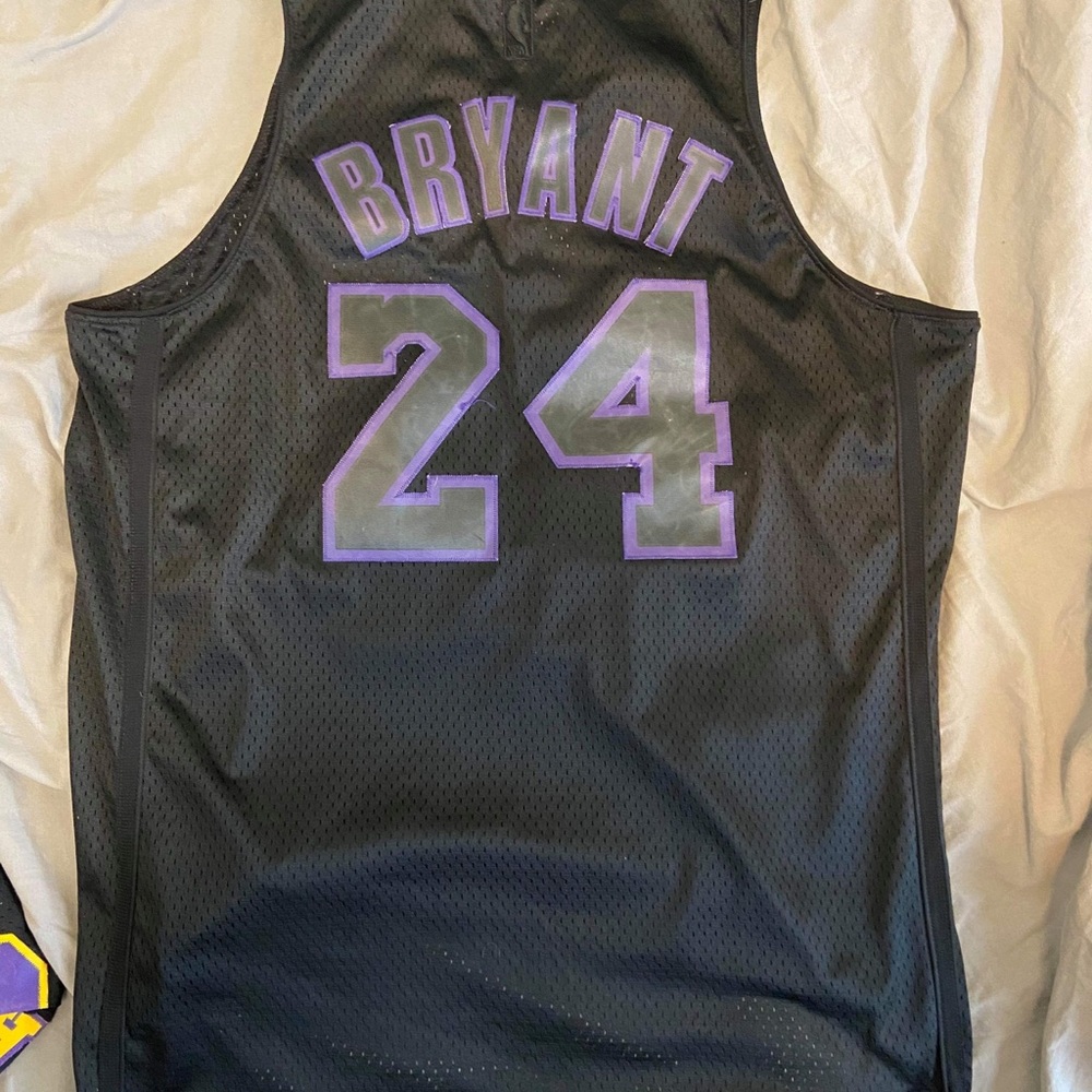 Kobe Bryant Blacked Out Jersey